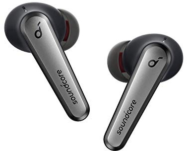 Soundcore Anker Liberty Air 2 Pro Auriculares Inalámbricos Bluetooth 5.0, Cancelación de Ruido Activa Dirigida, PureNote Tecnología, 6 Micrófonos, 26 h de Reproducción, Hear ID, Carga inalámbrica