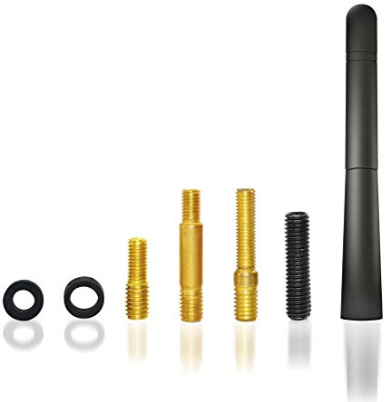 Mini-Autoantenne 12 cm Kurze Kohlefaser-Radioantenne für Ford, Toyota, VW, Audi, Chevrolet, Nissan und Honda