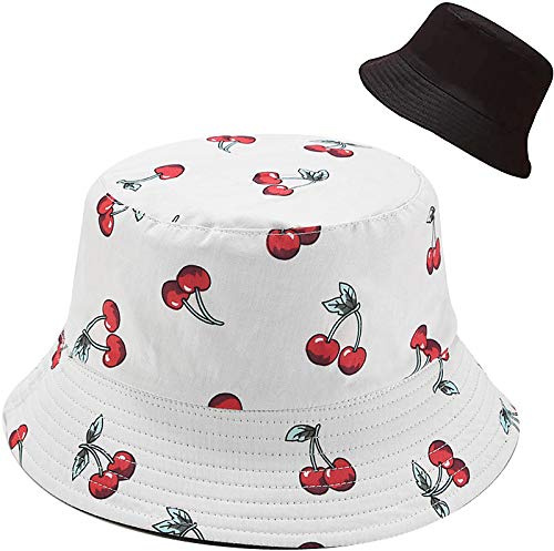 XYIYI Reversibel Fischerhüte Anglerhut Sonnenhut Für Damen Mädchen