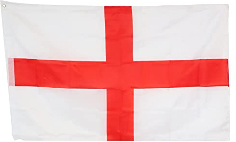 Toyland® 4ft X 2.5ft (122cm X 76cm) Extra Large St George England Flag Perfect For English Celebrations - Party Decorations - World Cup & Euros