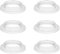 Blanco Anillo Reductor de Pantalla de Lámpara E14 28MM, Plástico Accesorios de Pantalla Adaptador de Reductor de Anillo E14 para Lámpara de Mesa, Lámparas de Techo, paquete de 6