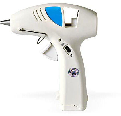 Pistola per colla a caldo per piccoli lavori, Hot Melt Colla Stick Pistola di Colla 10W 12V 7mm Cordless Batteria Pistola di Colla Professionale Strumento di Riparazione Domestica for Arti FAI DA TE C