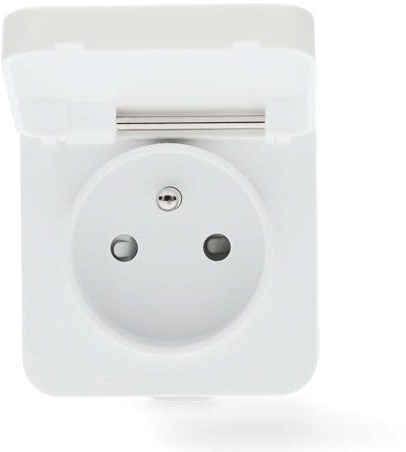 Nedis SmartLife Smart Stecker Wi-Fi | IP44 | Leistungsmesser | 3680 W | Frankreich/Typ E (CEE 7/6) | 0-55 °C |