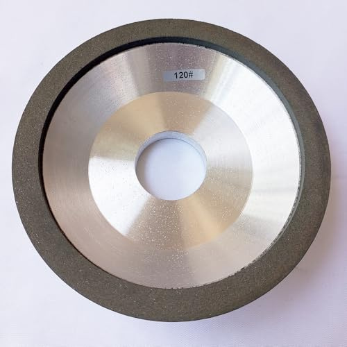 XINGXIN 12,7 cm CBN-Schleifscheibe, Schalenform, Harzbindung für Hochgeschwindigkeitsstahlschleifen (Körnung: 120#) | Körnung: 120
