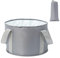 Foot Bath Bowl, Foot Bath, Foot Basin, Collapsible Bucket for Soaking Feet, Portable Travel Foot Bath Tub, Foot Bath Massage Barrel Foot Spa Home Pedicure Basin for Camping Washing Fishing
