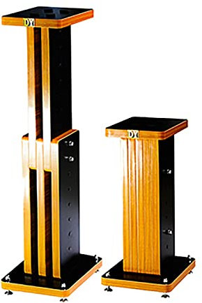 LXWKAI Supports d'enceintes en Bois réglables en Hauteur, Supports d'enceintes Surround pour Enceintes Satellites et Enceintes d'étagère, pour Home cinéma (Taille : 52-87 cm)