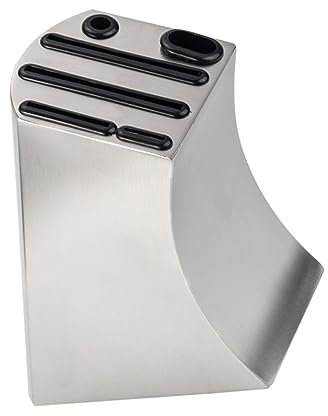 CIYODO Rack Holder Stainless Steel Storage Rack Inserted Organizer Angled Slots Stabilized by Non-Slip Mats