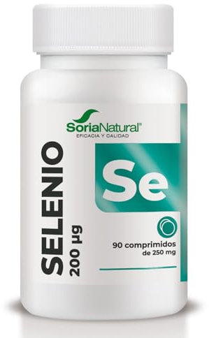 Soria Natural Selenio Liberación Sostenida -Contribuye al Funcionamiento Normal del Sistema Inmunitario y la Protección Celular - 90 comprimidos de 250 mg