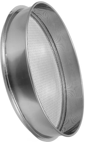 TOBBOMEY De Suelo De Acero Inoxidable De Malla Fina Criba De Jardín para Filtrar Tierra Rocas y Compost Mallas