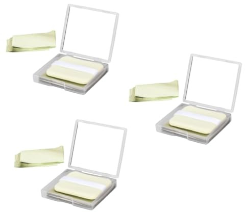 BESTYASH 1 Satz Blätter Grüne Teeöl-Absorbing-Papier Gesichts- sauber Blotpapier fettiger Haut und Spiegel ölabsorbierende Pads Löschpapier für fettiges Gesicht Hanfpapier