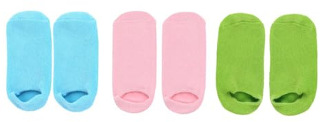 SAFIGLE 3 Paar Salon Fußabdeckungen Socken Trockene Haut Fußbehandlung Für Sportler Fußbad Spa Socken Füße Feuchtigkeitsspendende Haushalts Fußpflegeprodukte Salonbedarf