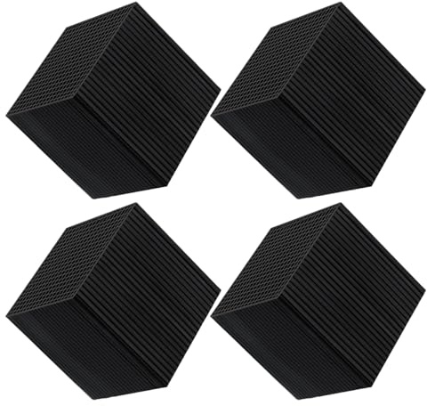 Generisch 4 Stück Wasserreiniger Würfel, Wassertrog Reinigungswürfel, Aktivkohle Wasserfilter Würfel, Aquarium Würfelfilter, Fischtank Filterwürfel, Aquariumfiltermedien