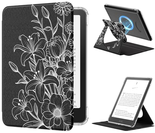 MoKo 360°Drehbar Hülle für 7 Kindle Paperwhite 12. Gen/Colorsoft 1. Gen