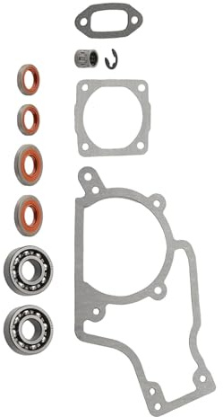 Homeponnew Kit cuscinetti albero motore di ricambio con guarnizioni e paraolio per Stihl 028 28AV AVS Super Modelli Compatibile con 1118 029 0500