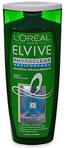 L'OREAL ELVIVE Shampoo phytoclear antiforfora normali 250 ml.