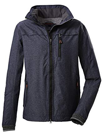 G.I.G.A. DX Veste fonctionnelle Yorko pour homme - Avec capuche enroulable - Veste d'extérieur avec fonctions vélo - Bike to Work