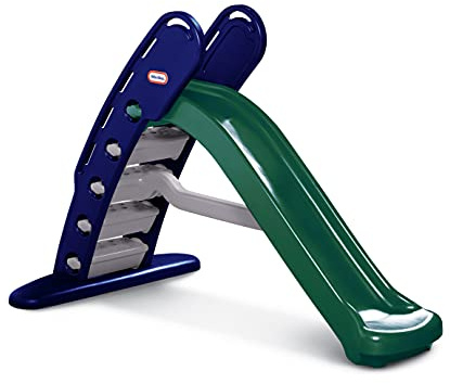little tikes Easy Store Giant Slide - Rutsche für Kinder - Eingebaute Handläufe, breite stabile Basis - Für Kinder ab 24 Monaten bis 6 Jahren