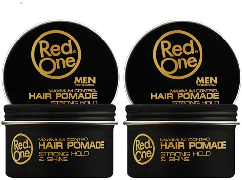 Redone Creative Pomade Hair Wax Strong Hold & Shine - Haar Paste (2x100ml) - Haarwachs starker Halt - kurze bis lange Haare - Haarwachs Männer - Haarstyling Männer - Faser wachs mit Wet Effect