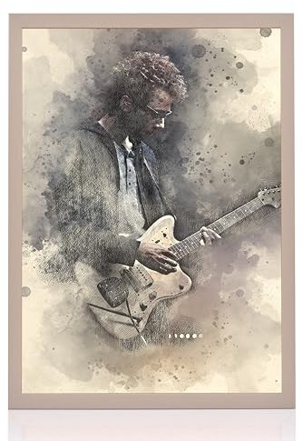 rahmengalerie24 Cadre photo New Malmö - 40 x 50 cm - Gris - En bois acrylique - Sans passe-partout - Cadre photo amovible sous verre pour photo ou photos - Cadre décoratif en MDF - Sans photo