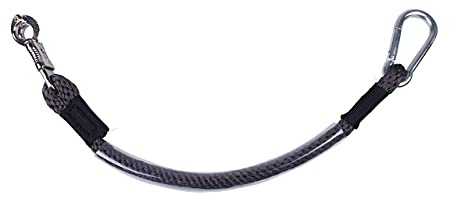 ARBO-INOX Anbindestrick Pferd – sichere Befestigung – 60 cm, Kunststoffüberzug, Karabiner & Panikhaken