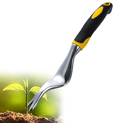 SVUPUE Edelstahl Hand Weeder, 29 cm Garten Unkrautstecher, Wurzeljäter, Edelstahl Hand Weeder, Hand Weeder Jäter, Garten Manueller Weeder, Unkraut Wurzelstecher, für Tief Verwurzeltes Unkraut