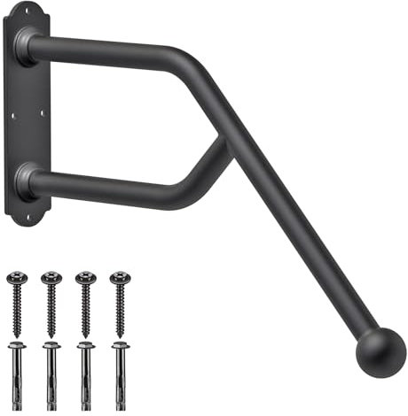 SELEWARE Outdoor Handrail Stair Handrails - Non-Slip Handrails Wall Mount Handrail for Indoor Outdoor Steps Garage Railing Children Senior Pregnant Women Hand Rail