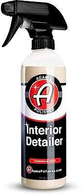 Adam's Polishes Interior Detailer 16 fl. oz (Cedarwood) - Total Car Interior Cleaner, Protectant & Dressing | All Purpose Cleaner & Leather Conditioner | Vinyl, Dashboard, Screen, Seat Cleaner & More