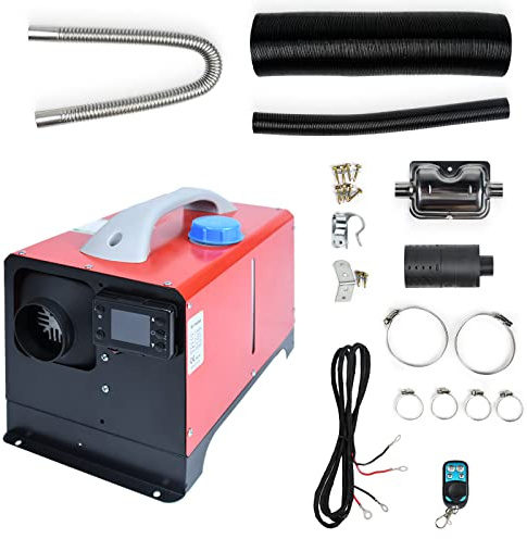 NAIZY Dieselheizung 12V 8KW Diesel Standheizung Lufterhitzer Air Diesel Heizung mit LCD-Bildschirm & Fernbedienung & Griffschalter für Auto LKW Wohnmobil Bus (Typ C)