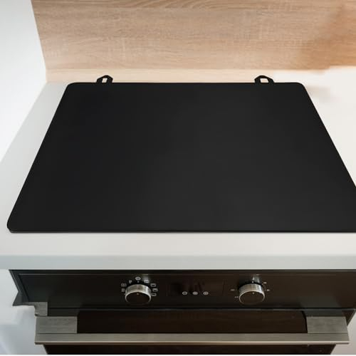 Electric Stove Top Cover, Silicone Induction Hob Protector Mat, 72.5 x 52 cm Glass Stove Top Protector, Waterproof Heat Resistant Scratch Protector Mats for Induction Stove Cooktop