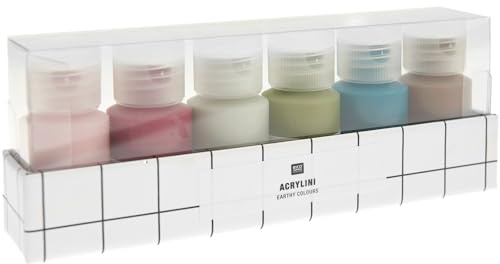 Rico Design akrylfärger set 6 x 22 ml (partyfärger)