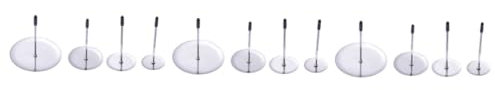 MAGICLULU 12pcs Stainless Steel Cake Flower Nails Plastic Scissor Fondant Flowers Lifter Cake Decorating Tools