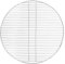 Rejilla para Barbacoa vidaXL Plata Ø60 cm Acero Inoxidable