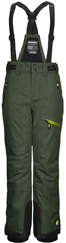 Killtec Jungen Skihose/Funktionshose mit abzippbarem Latz, Kantenschutz und Schneefang Ksw 195 Bys Ski Pnts