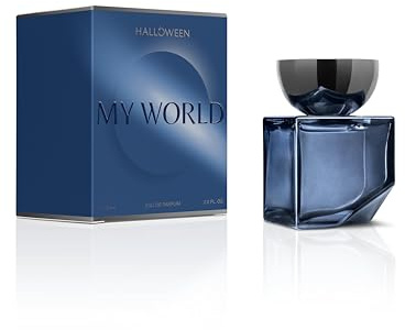 Halloween My World, Eau de Parfum para hombre, Fragancia Amaderada Aromática, 75 ml con Vaporizador