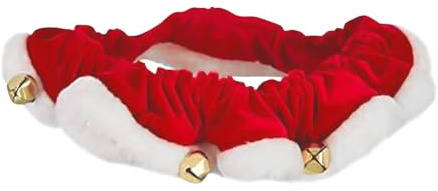 Weihnachtshalsband für Hunde, Katzenhalsband, elastisches Weihnachts-Halsband mit Glöckchen für Hochzeit, Wandern, Rucksackreisen, Outdoor, drinnen, Zuhause, Festival