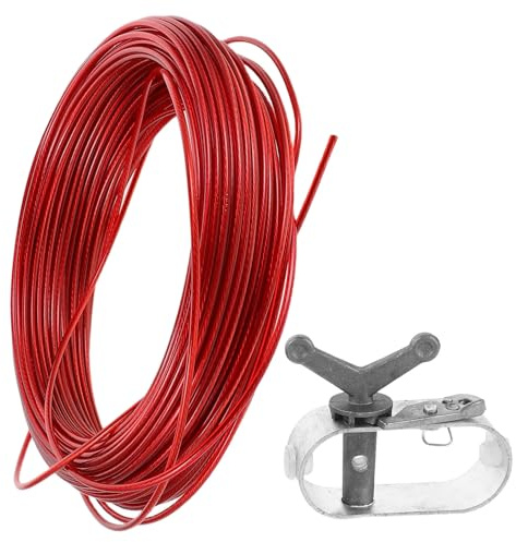 ARTIBETTER Aluminium Poolabdeckungsseil mit Ratsche Kabel und Spannwinde für oberirdische Schwimmbecken Verstellbarer Drahtspanner für Winterabdeckungen Korrosionsbeständig Vielseitig