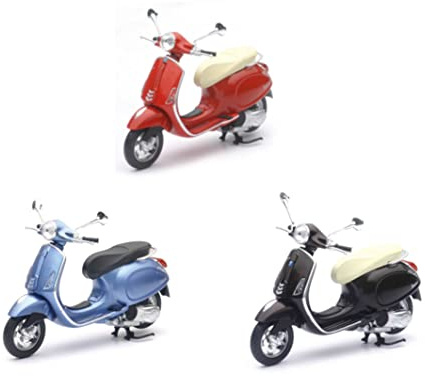 NewRay 57553 A 1: 12 Vespa Primavera, Farblich sortiert