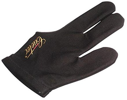 Billard Handschuh Cuetec 3-Finger beidhändig, schwarz
