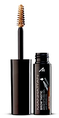 Manhattan Brow'Tastic Augenbrauengel – Hellbraunes Eyebrow Gel mit Argan-Öl für langanhaltend definierte & gepflegte Augenbrauen – Farbe Blondy 002 – 1 x 5ml