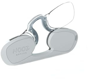 NOOZ - Occhiali da lettura senza aste - Diottria +2 - Binocolo per uomo e donna - Custodia molto compatta. L'essenziale per i presbiti - Rettangolare