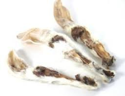 Kaninchenohren Hasenohren mit Fell von Warnick´s Tierfutterservice (3KG)