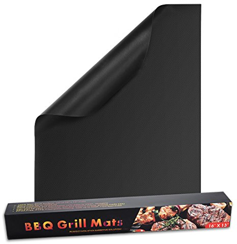 Aexit 16x13 pollici BBQ Grill Mat Set antiaderente Barbecue Utensile carbone antracite Cottura elettrica ID: 250116