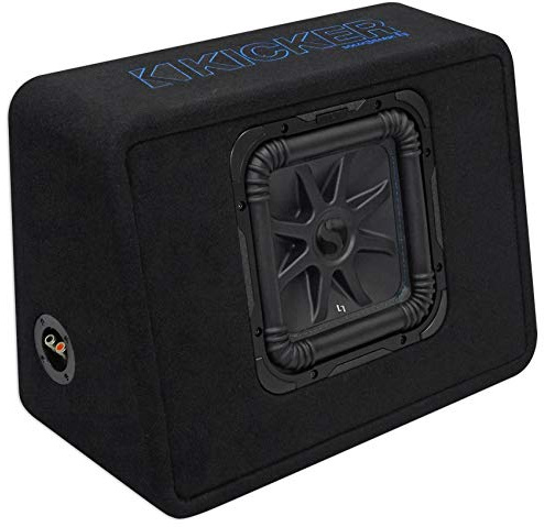 Kicker 10 1200W Single Loaded Solo-Baric L7S Subwoofer Enclosure | 44TL7S102 (Renewed)