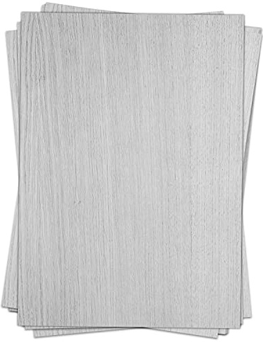 50 Blatt Briefpapier (A4) | Holz Laminat grau | Motivpapier | edles Design Papier | beidseitig bedruckt | Bastelpapier | 90 g/m²