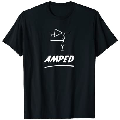 Amplificador electrotécnico Amped operacional Camiseta