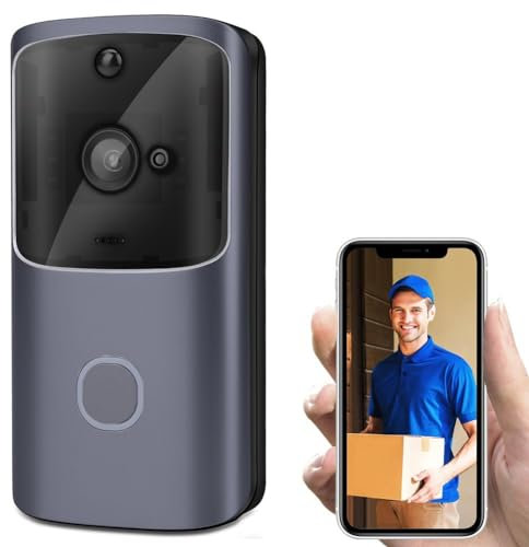 HD Wireless Video Gegensprechanlage Telefon Kamera Türklingel Fernzugriff Infrarot Nachtsicht Geeignet Für Wohnungen 15 (EU)