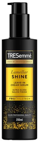 TRESemmé Lamellar Shine Leave-In Cream Hair Serum with patented Lamellar Technology hair treatment for an ultra-glossy salon finish 200 ml