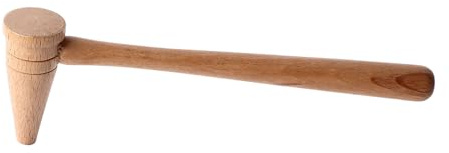 Watch Repair Tool Hammer, Ergonomic Wooden Handle Watch Hammer for Home