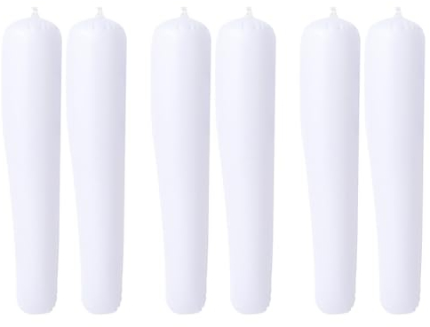 PACKOVE 3 Paar Aufblasbare Stiefelformer 50cm aus Pvc, Weiß
