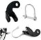 PIMXL 2 Set Attacco per Rimorchio Bicicletta, Gancio Traino Bicicletta, Accoppiatore per Gancio di Traino, Accoppiatore per Bici Connettore di Ricambio Angolato per Rimorchio per Bici da 12,3 mm